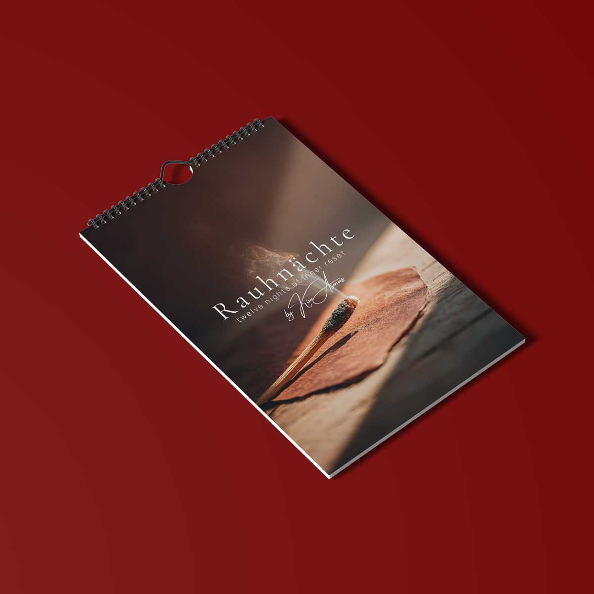 Rauhnächte Kalender 2025 A4 – 12 Nächte Ritual Kalender mit Wire-O-Bindung | Modern & minimalistisch – Bild 3