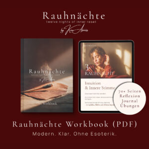 Rauhnächte Workbook 2025 (PDF) + ICS Kalender – Modernes Ritual für 12 Nächte | Inner Reset ohne Esoterik [Digital]